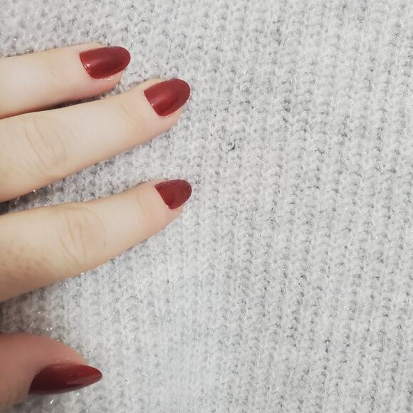 NWT Liz Claiborne | Sparkle Soft Knit Cozy V-Neck Sweater - Picture 12 of 13